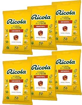 Ricola　コトノハ　汚れあり Amazon.co.jp: リコラ オリジナル ハーブキャンディ 70g×6個